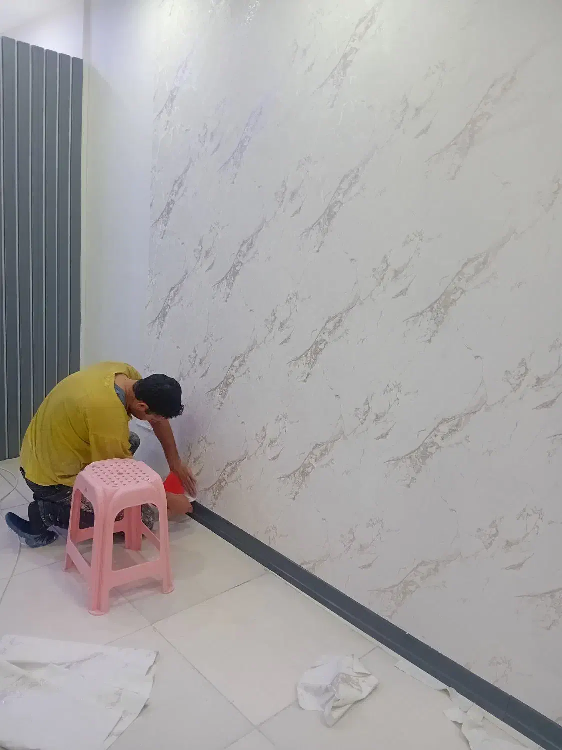 نقاش ساختمان ونصب کاغذ دیواری|خدمات پیشه و مهارت|گلستان (تهران), |دیوار