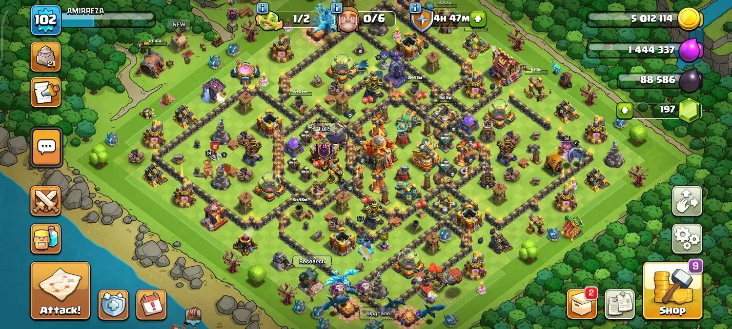 اکانت کلش آف کلنز|کنسول، بازی ویدئویی و آنلاین|مرند, |دیوار