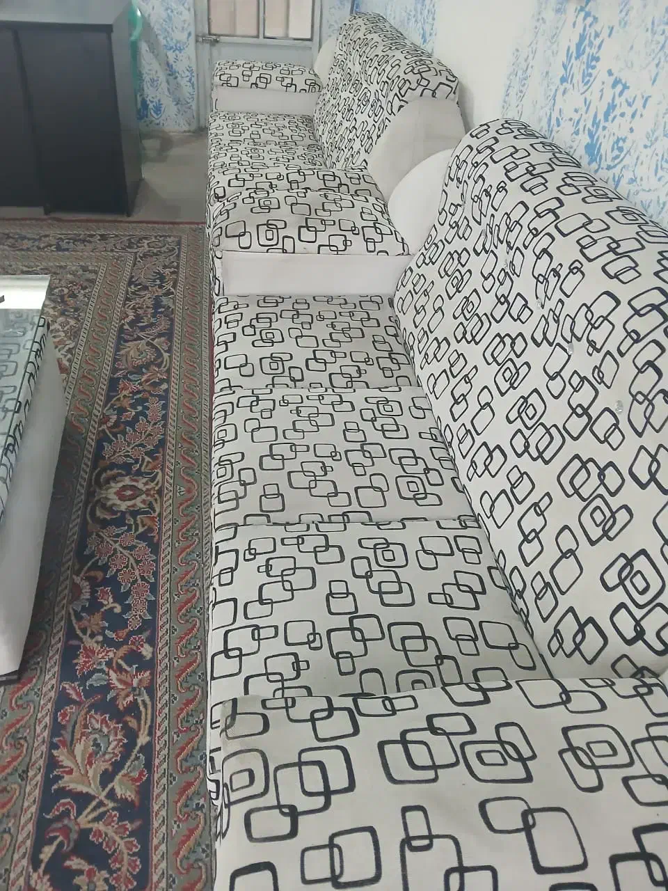 مبلمان ۱۰نفره همراه با میز وسط و دوعدد میز عسلی|مبلمان خانگی و میز عسلی|خرمآباد (تنکابن), |دیوار