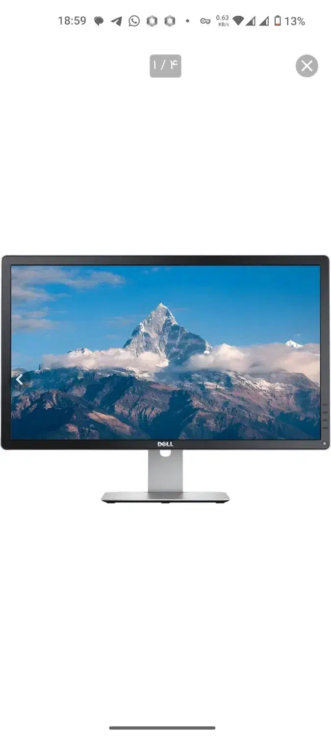 مانیتور 27اینچ dell|قطعات و لوازم جانبی رایانه|همدان, |دیوار