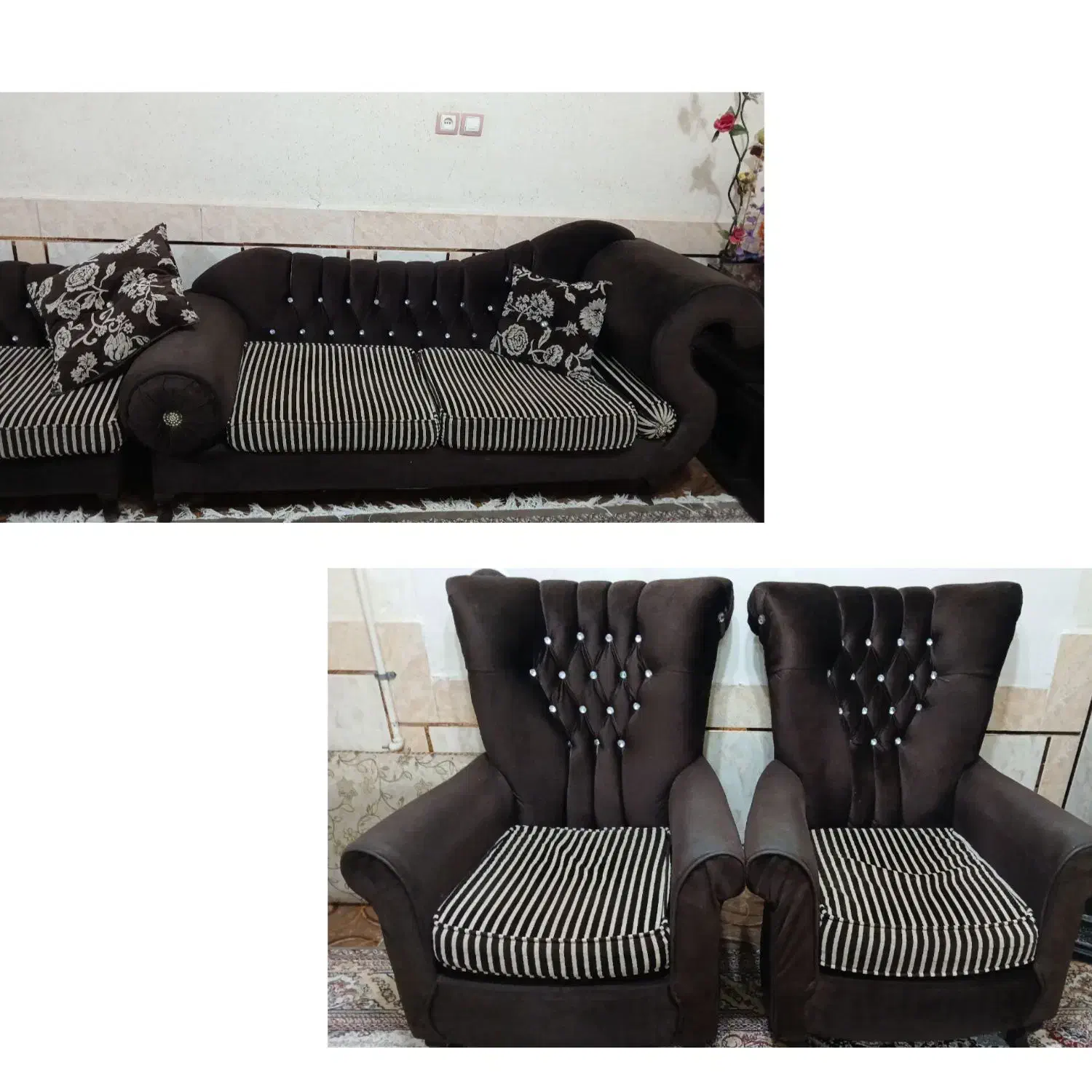 مبل ۷ نفره|مبلمان خانگی و میز عسلی|شوشتر, |دیوار