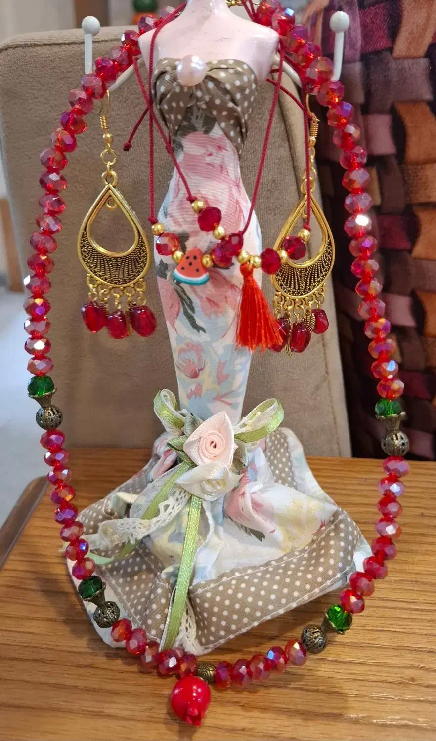 گوشواره ،گردنبند ودستبند شب یلدا|جواهرات|اهواز, کوی مهدیس|دیوار