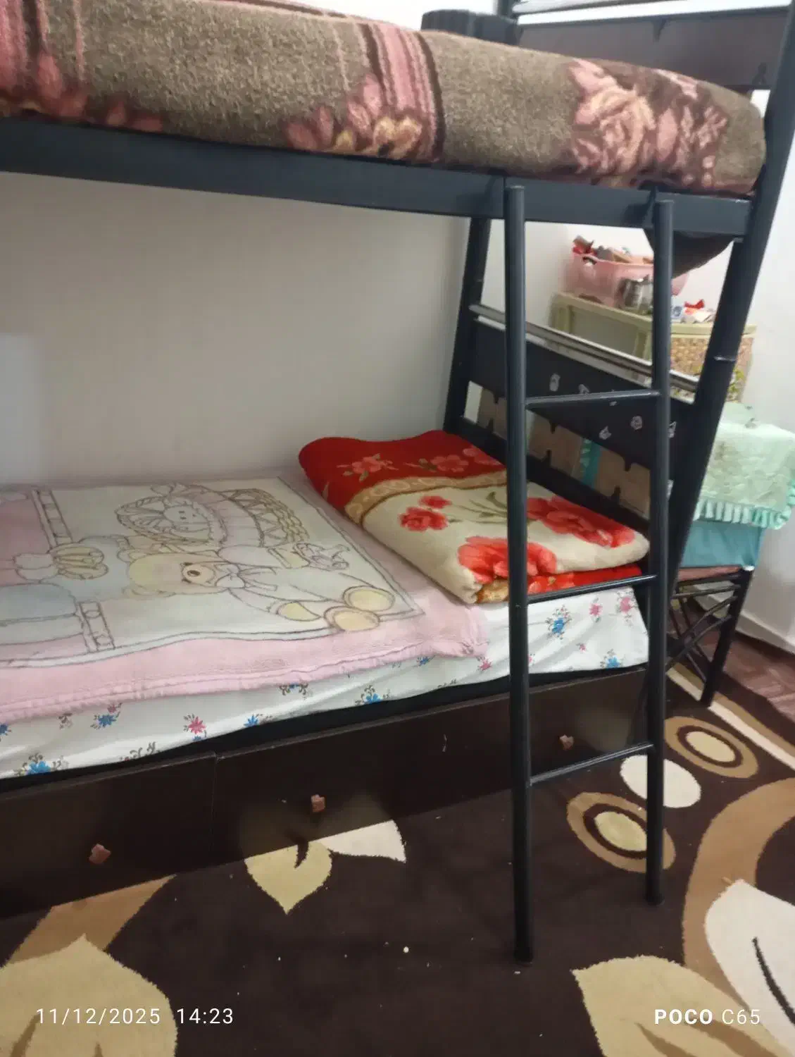 تخت دو طبقه|تخت و سرویس خواب|رامهرمز, |دیوار