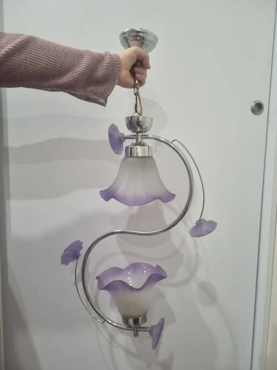 لوستر اتاق خواب یاسی|لوستر و چراغ آویز|تهران, افسریه جنوبی|دیوار