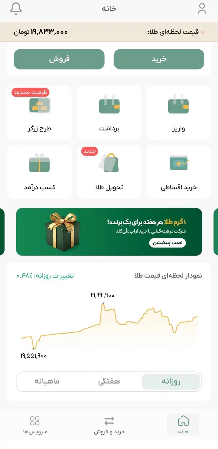 کدمعرف ملی گلد|کارت هدیه و تخفیف|قم, ولیعصر|دیوار