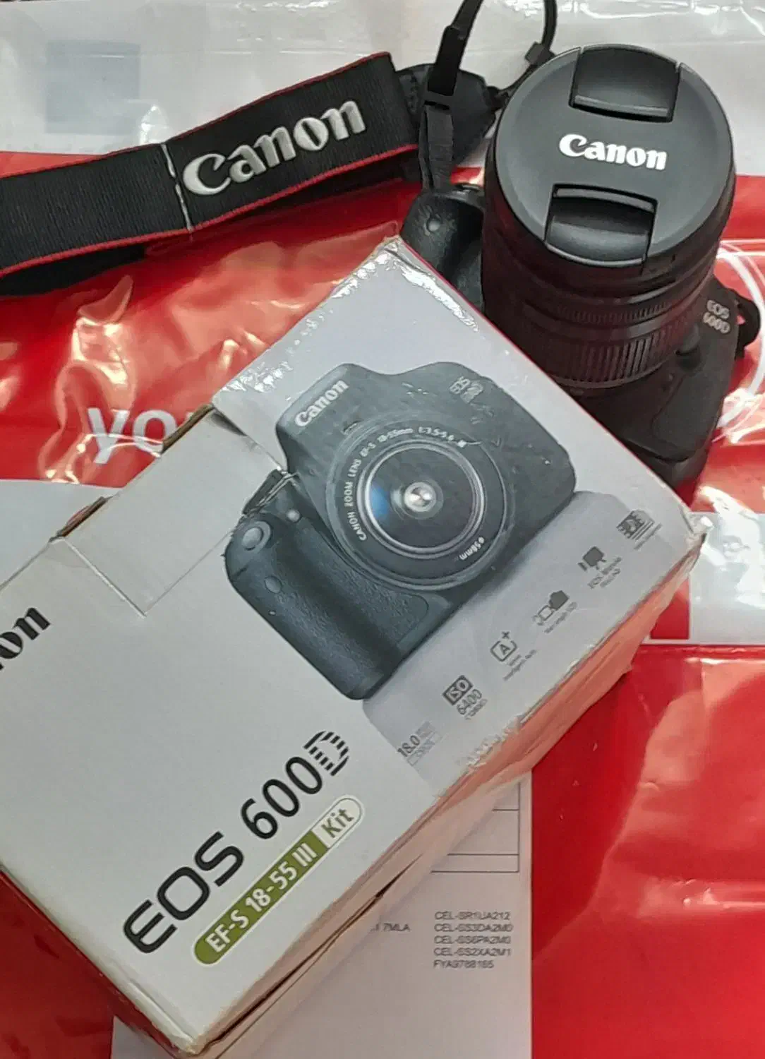 دوربین کنون 600d درحد بالنز ۱۸،۲۰۰|دوربین عکاسی و فیلمبرداری|خاوران, |دیوار