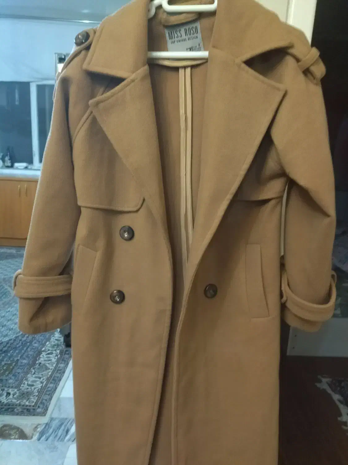 پالتو فوتر سایز ۴۴ تا ۴۶ میخوره یکبار پوشیده شده|لباس|شهریار, رامین|دیوار