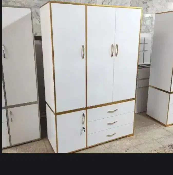 کمد دیواری جالباسی دو تیکه جادار و مقاوم عرض۱۲|جاکفشی، کمد، دراور|خمینیشهر, |دیوار