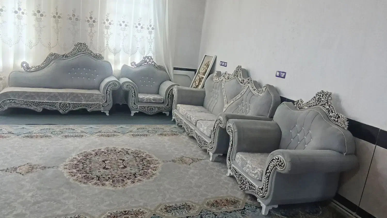 مبل هشت نفره|مبلمان خانگی و میز عسلی|خرم‌آباد, |دیوار