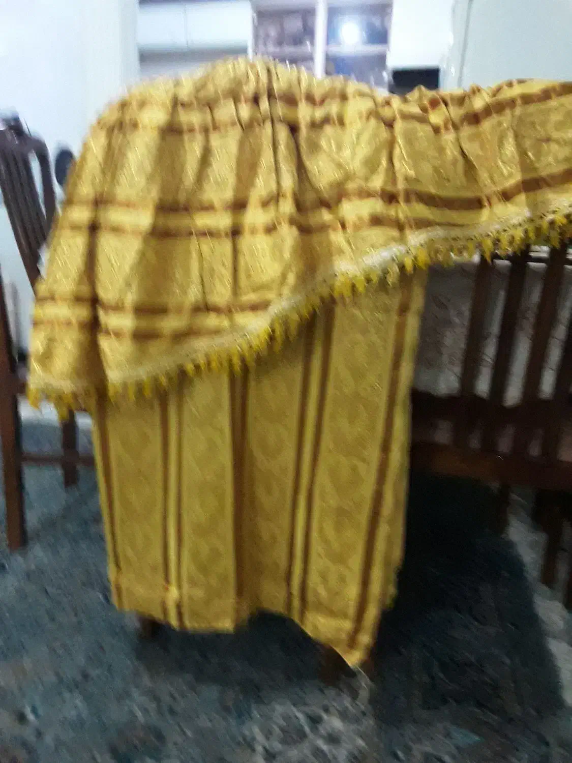 پرده استیل سه تخته|پرده، رانر، رومیزی|محمودآباد, |دیوار