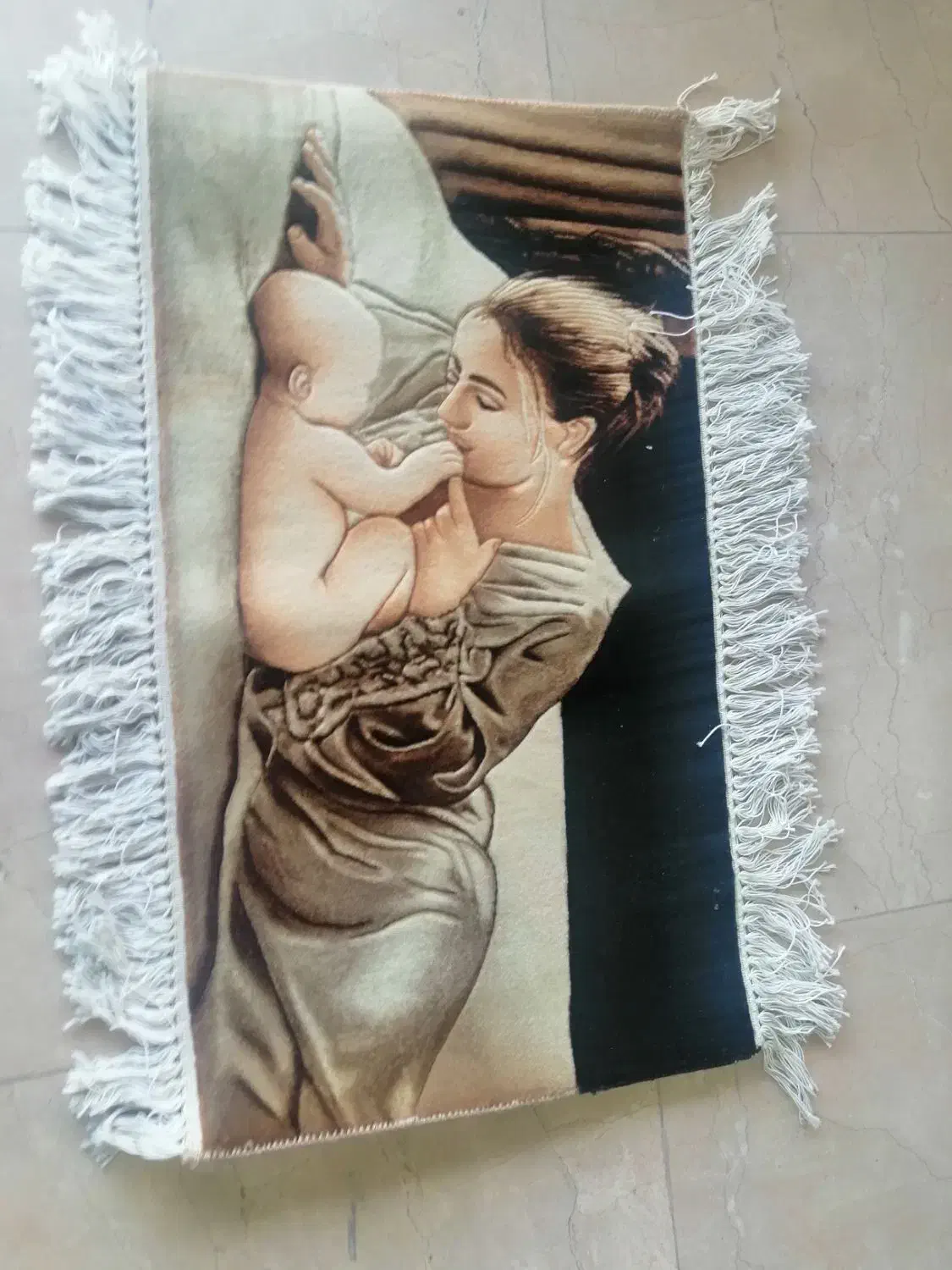 تابلو فرش دستباف تبریز چله نخ|فرش|قم, بنیاد|دیوار