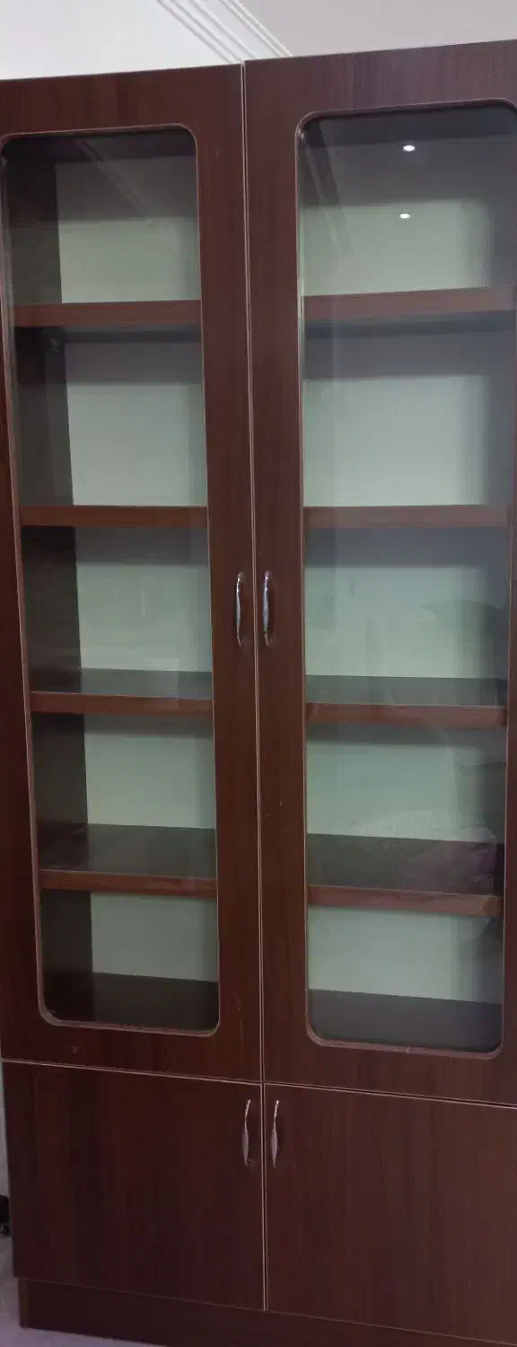 کتابخانه ی ۵ طبقه کمد دار|کتابخانه، شلف، قفسه‌های دیواری|قم, هنرستان|دیوار