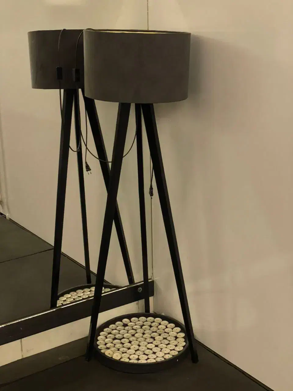 سه عدد آباژور توسی در حدنو خیلی سالم|چراغ خواب و آباژور|سنندج, |دیوار