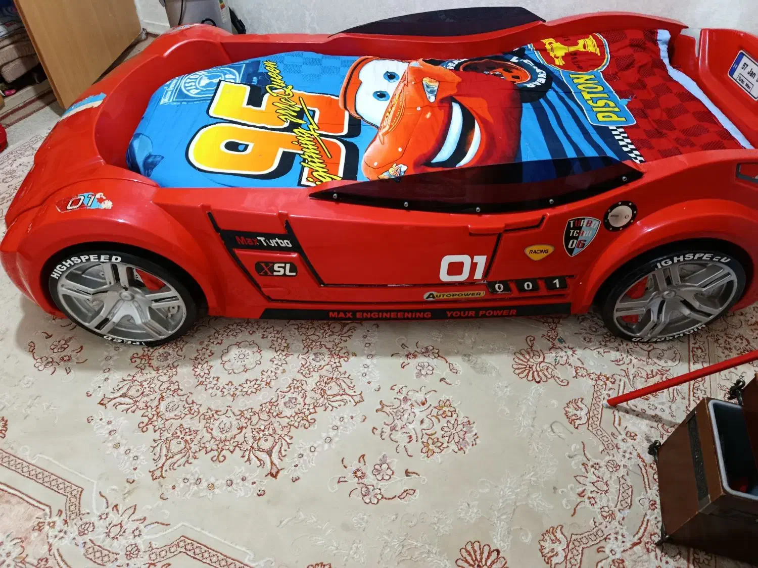 تخت کودک و نوجوان طرح ماشین|تخت و سرویس خواب|شهریار, یوسف آباد صیرفی|دیوار