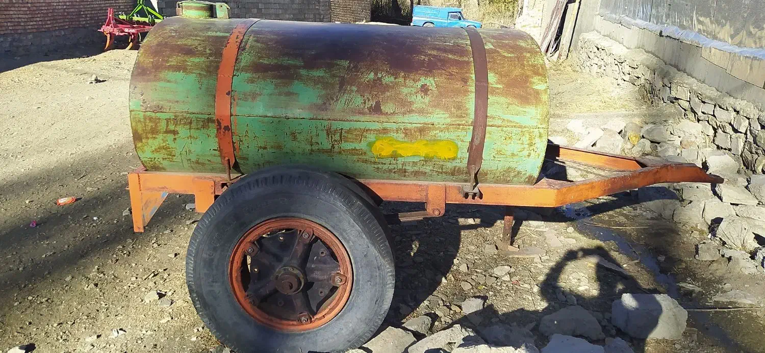 تانکر آب و گازوییل چرخدار ۱۱ بشکه ای|مصالح و تجهیزات ساختمان|شادیان, |دیوار