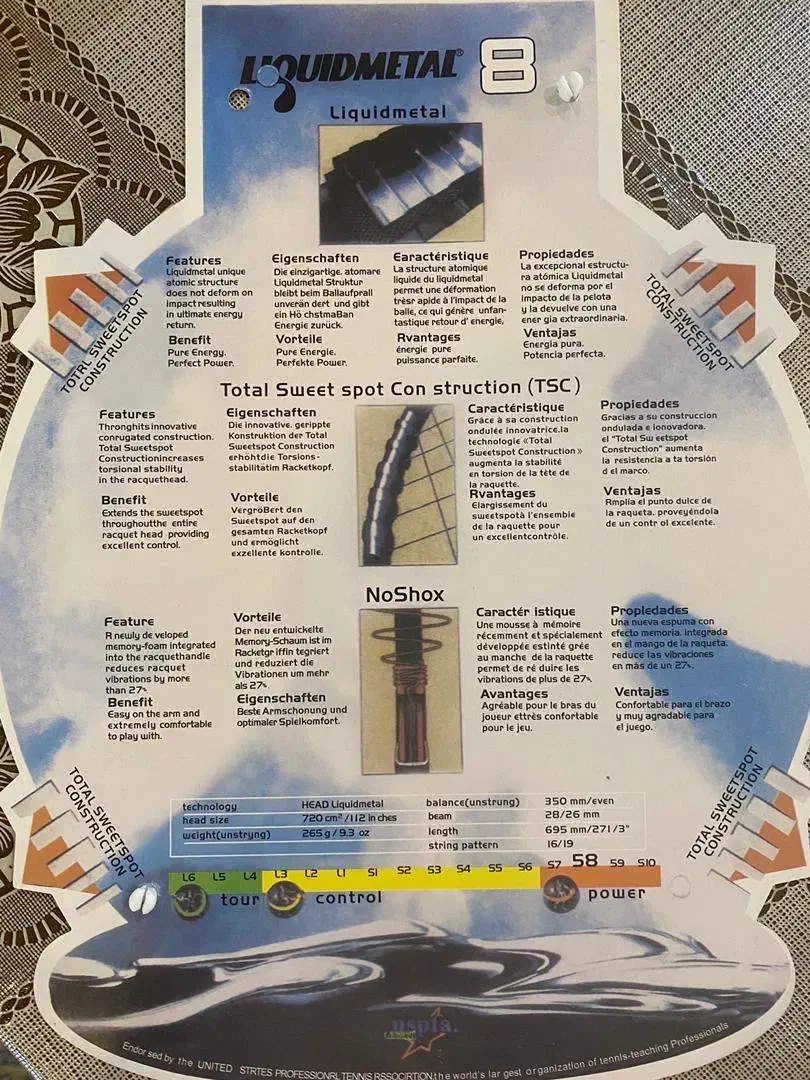 راکت تنیس هد|ورزش‌های توپی|رشت, معلم|دیوار