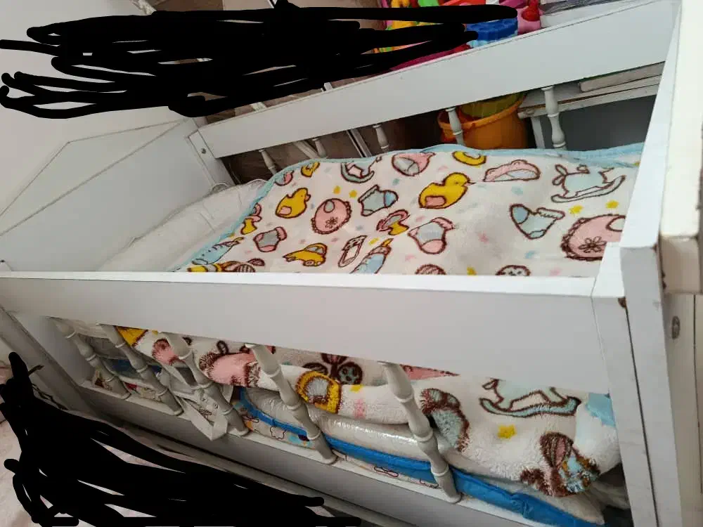 فروش تخت گهواره ای کودک|تخت و صندلی بچه|دهلران, |دیوار