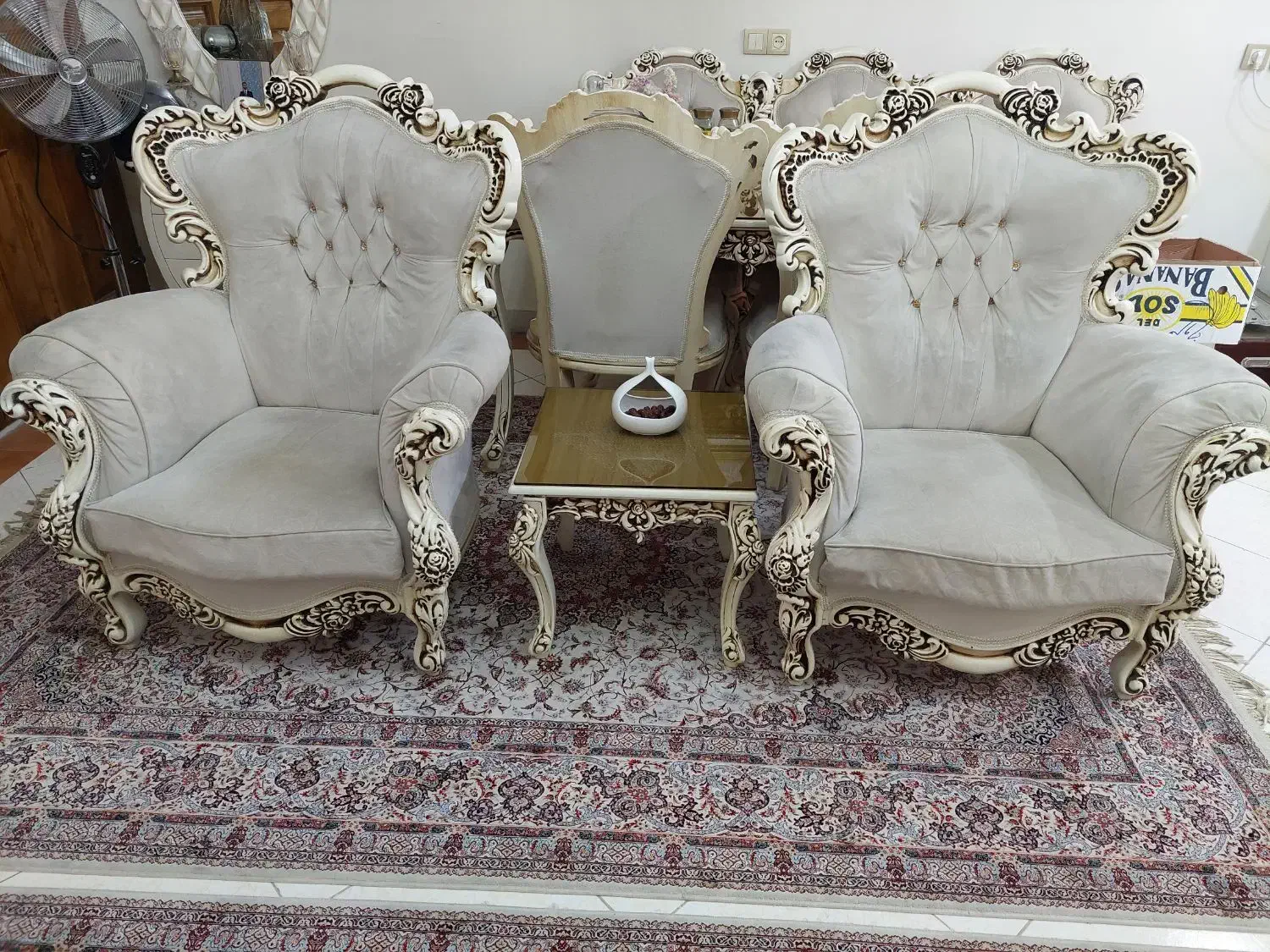 مبل ۷ نفره +ناهارخوری ۶ نفره|مبلمان خانگی و میز عسلی|تهران, امیر بهادر|دیوار