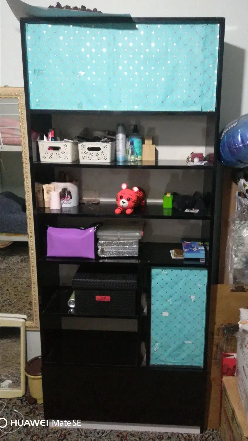 کتابخانه ویترین کمد|کتابخانه، شلف، قفسههای دیواری|شیراز, تاچارا|دیوار