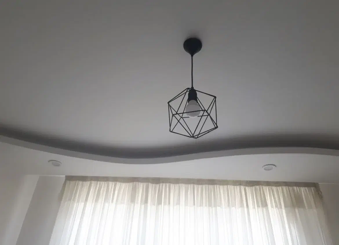 چراغ آویز تک شعله فلزی|لوستر و چراغ آویز|تبریز, |دیوار