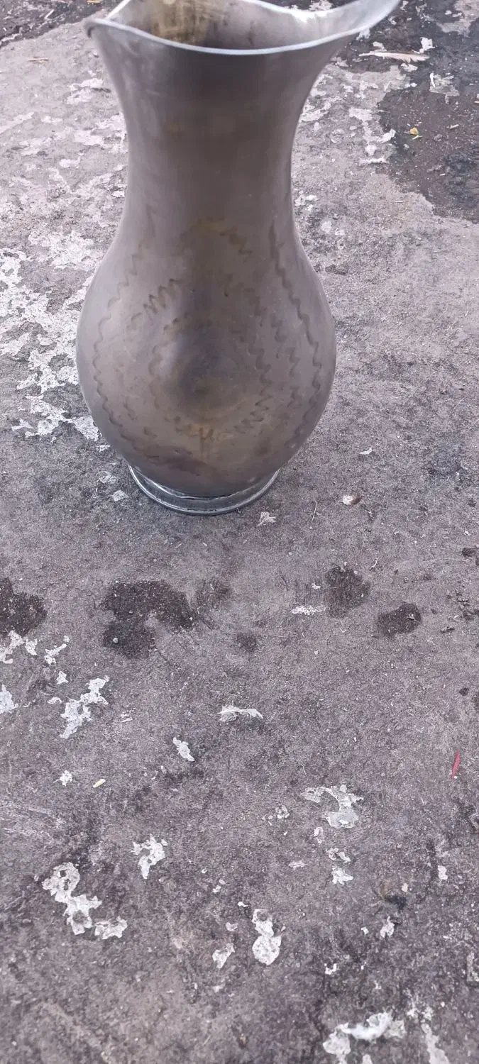 پارچ برنجی یا مسی قدیمی|کلکسیون اشیاء عتیقه|اردبیل, |دیوار