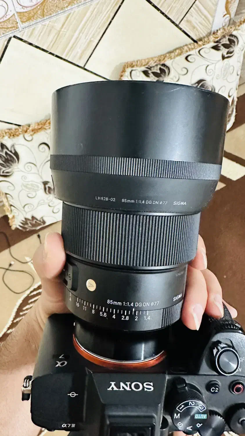 لنز 85 سیگما DGDN F1.4|دوربین عکاسی و فیلم‌برداری|شیراز, فخرآباد (دروازه کازرون)|دیوار