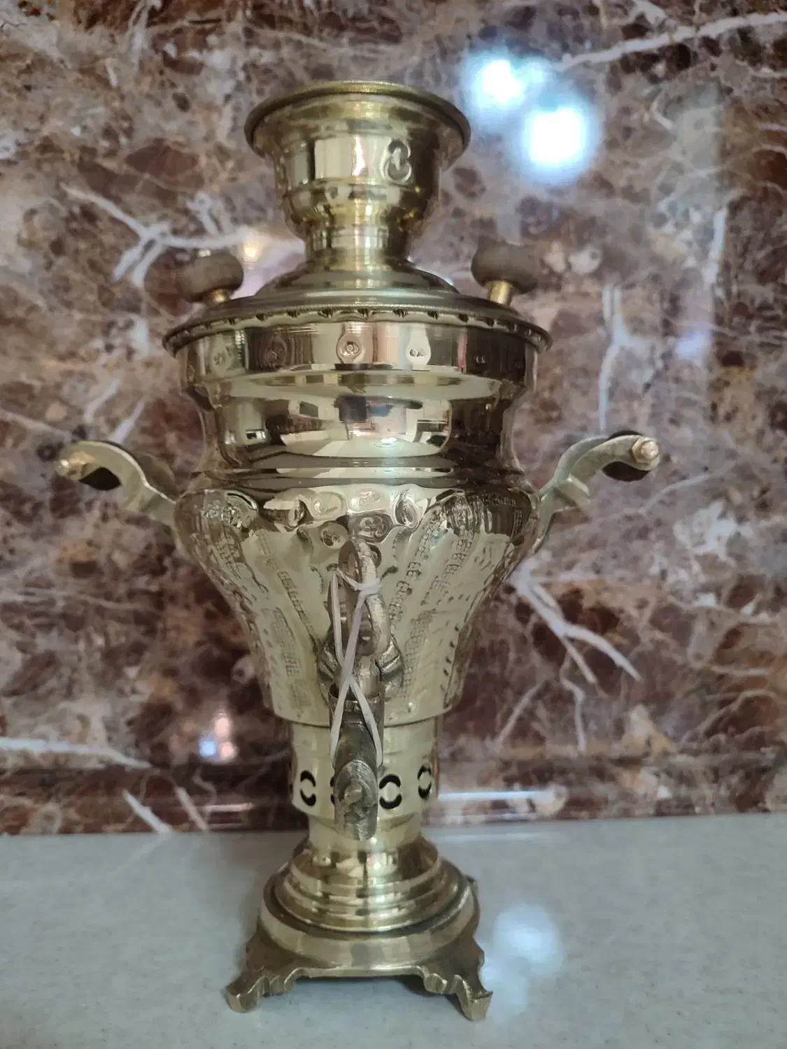 سماور زغالی1لیتری طرح قلم|سماور، چای‌ساز، قهوه‌ساز|تبریز, |دیوار