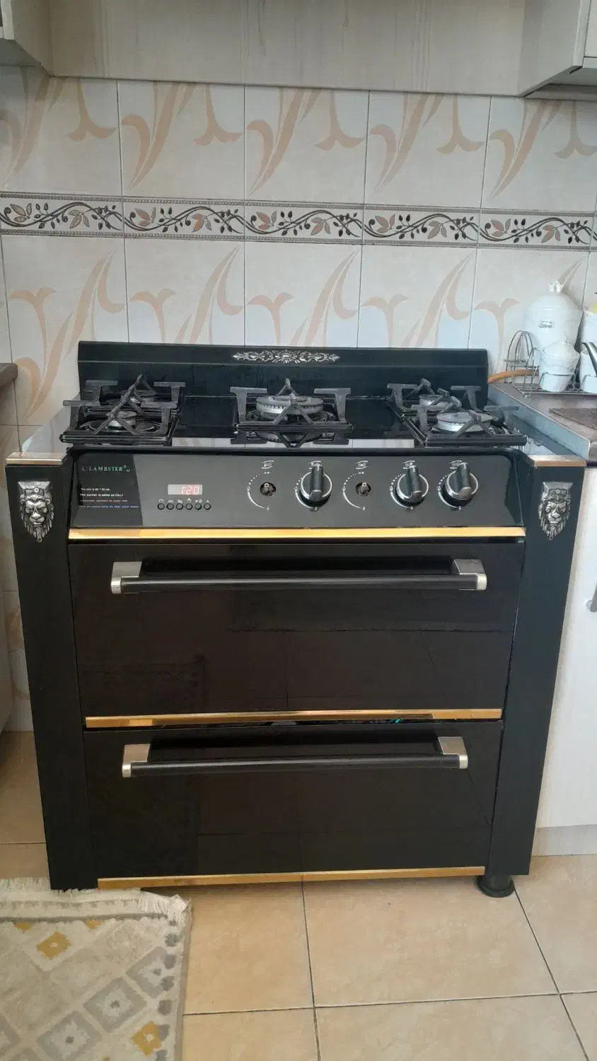 گاز پنج شعله  لمبستر|اجاق گاز و لوازم برقی پخت‌وپز|رودهن, |دیوار
