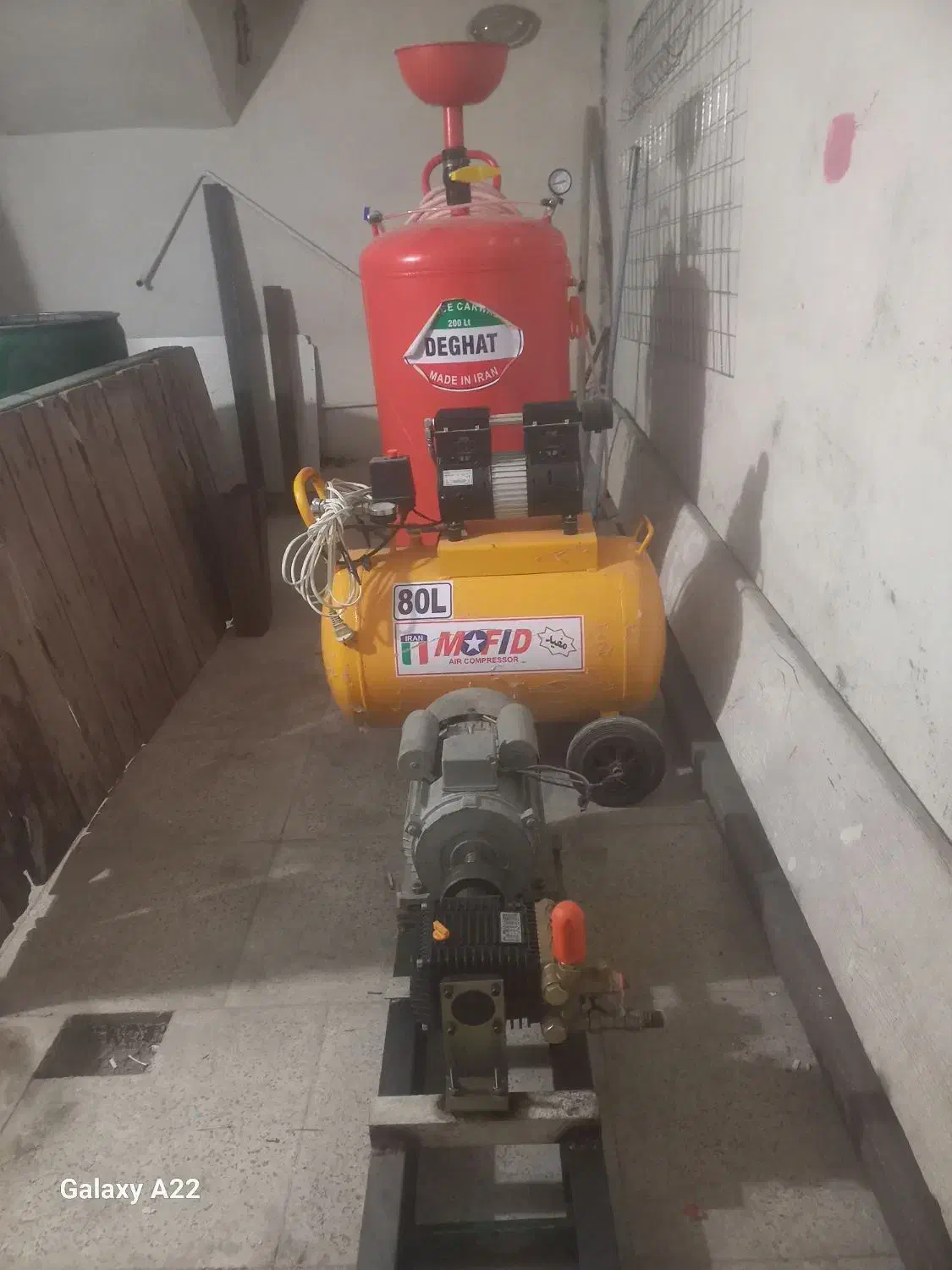 لوازم کارواش در حد نو یکماه برتونیلی|ابزارآلات|کرمانشاه, |دیوار