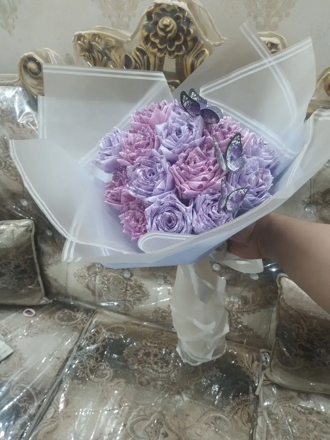 دسته گل نو|گل مصنوعی|شهرکرد, |دیوار