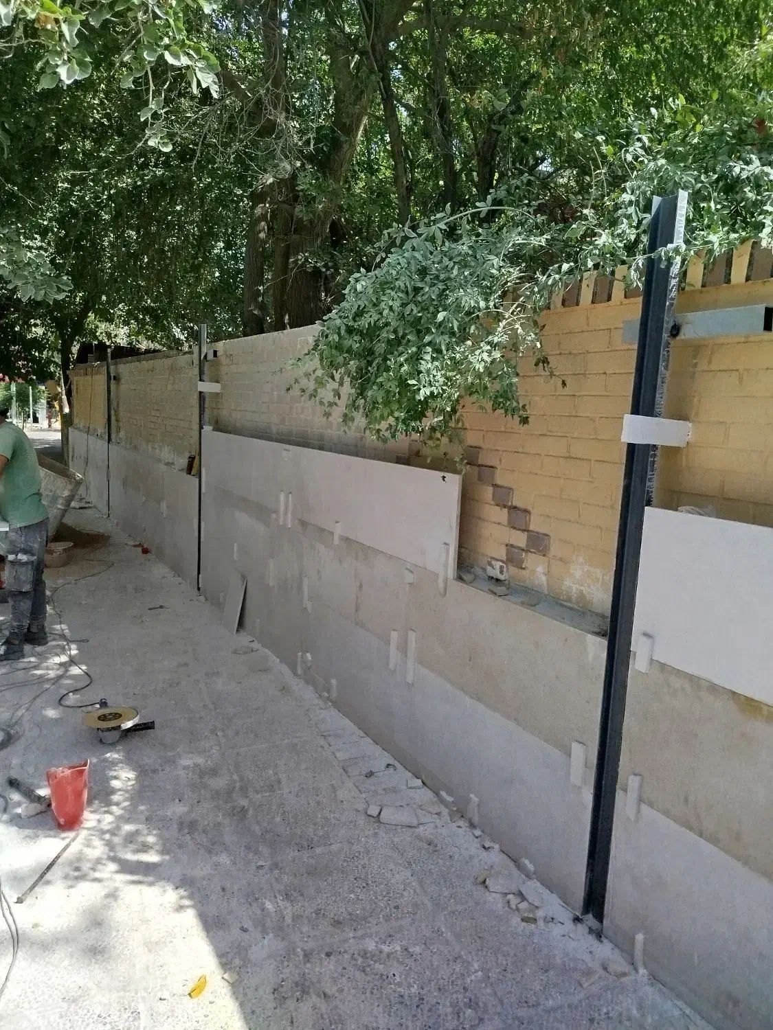 کاشی واسلب .نمای ساختمان|خدمات پیشه و مهارت|شیراز, تندگویان|دیوار