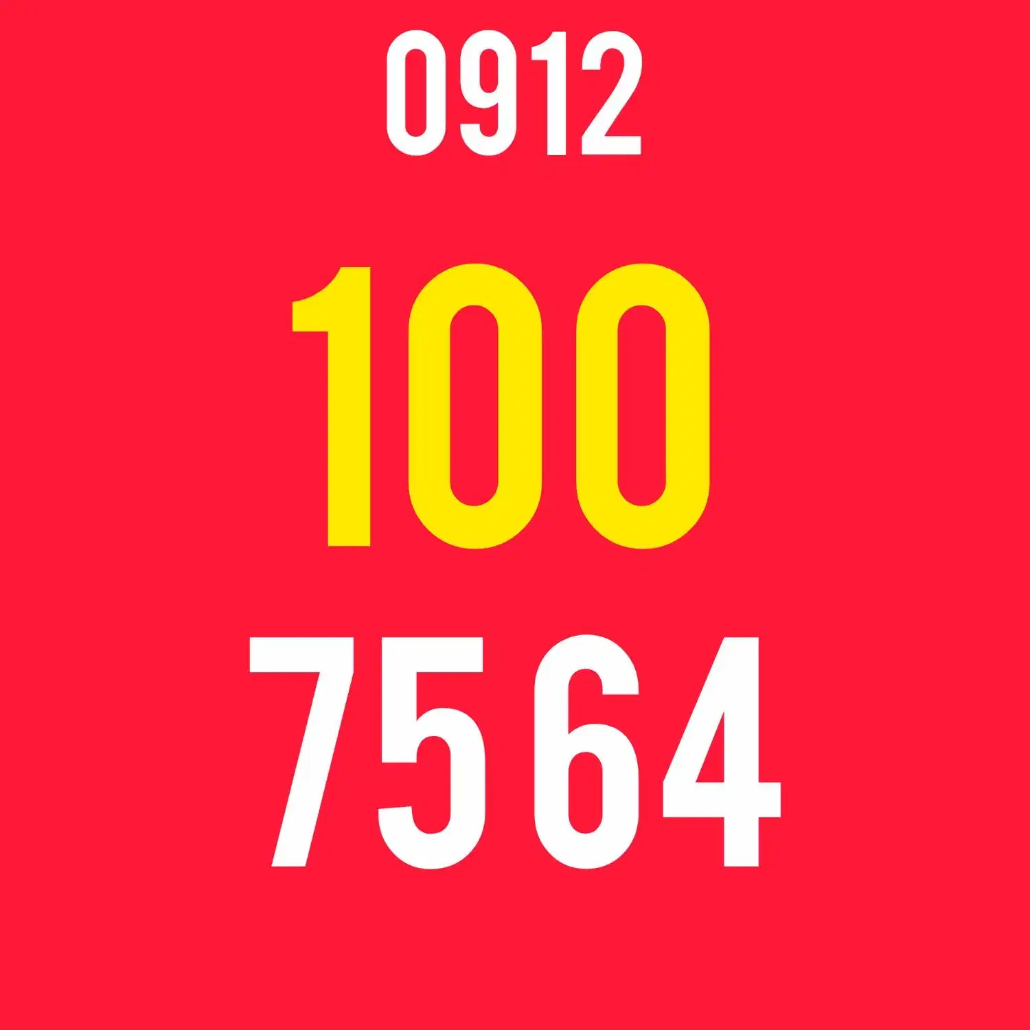 0912.100.75.64|سیم‌کارت|تهران, زعفرانیه|دیوار