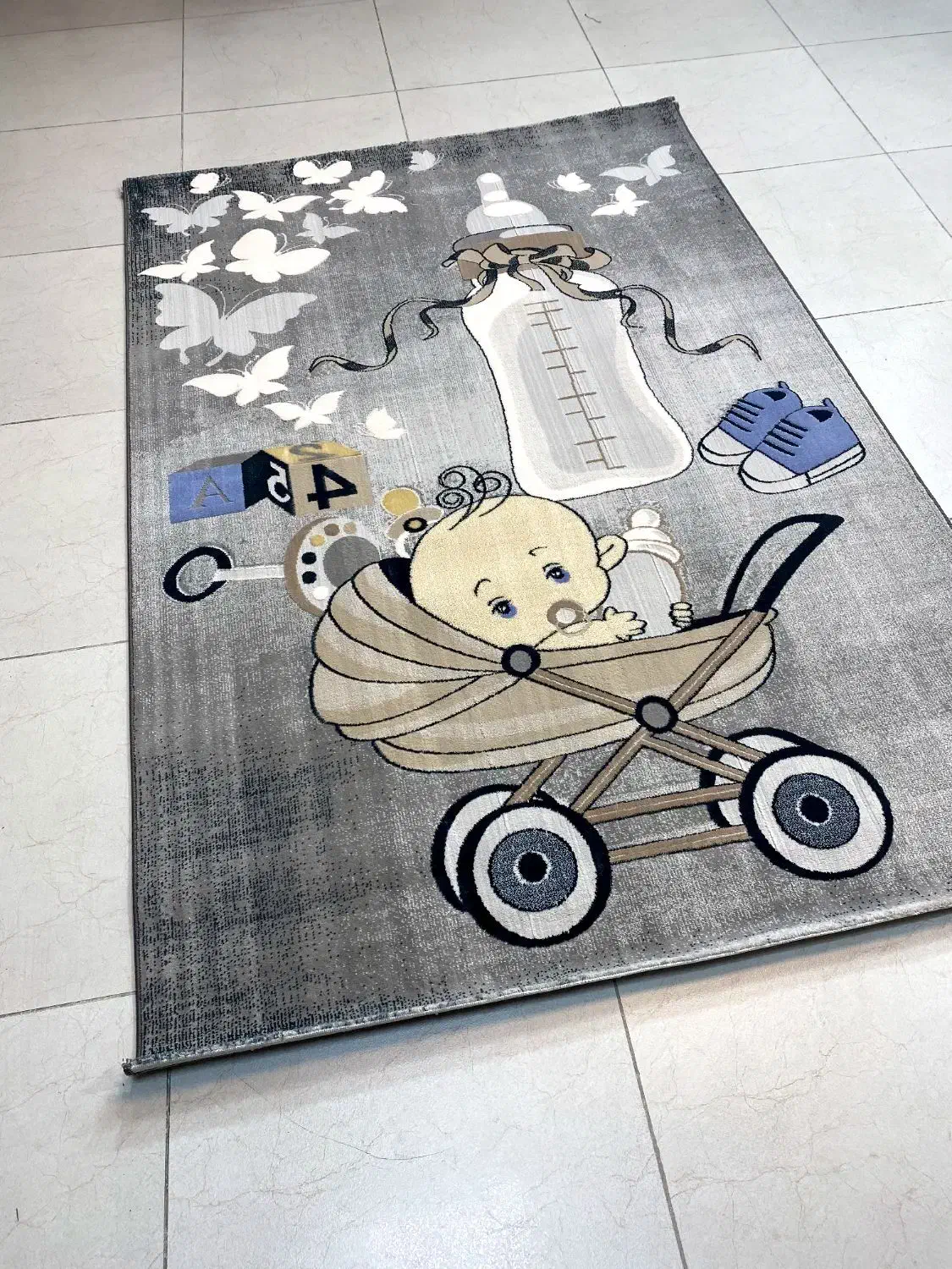 فرش ماشینی کودک ۴ متری طرح نوزاد (فرش هنرمند )|فرش|تبریز, |دیوار