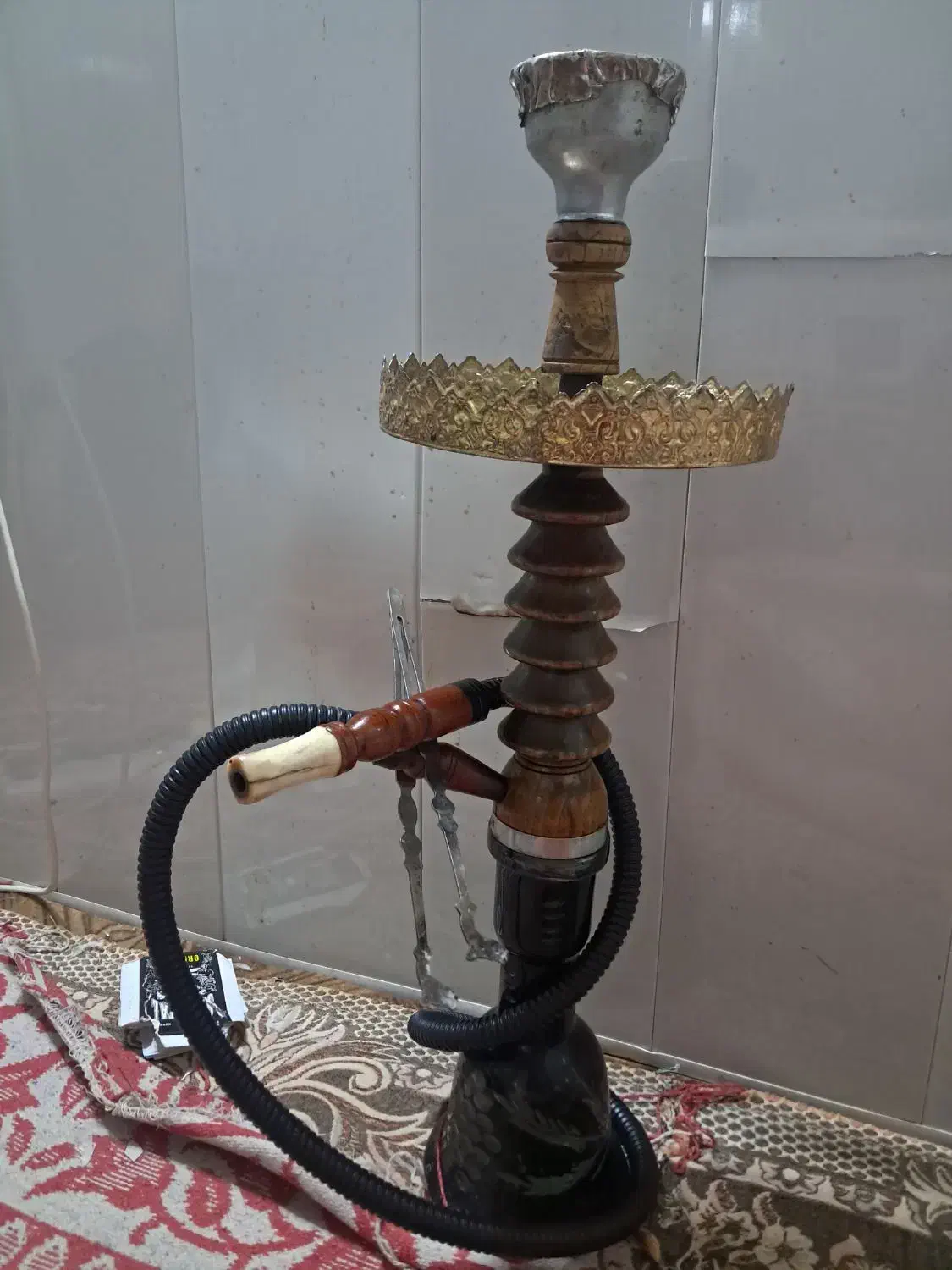 قلیان دوسیب|کلکسیون اشیاء عتیقه|ایلام, |دیوار