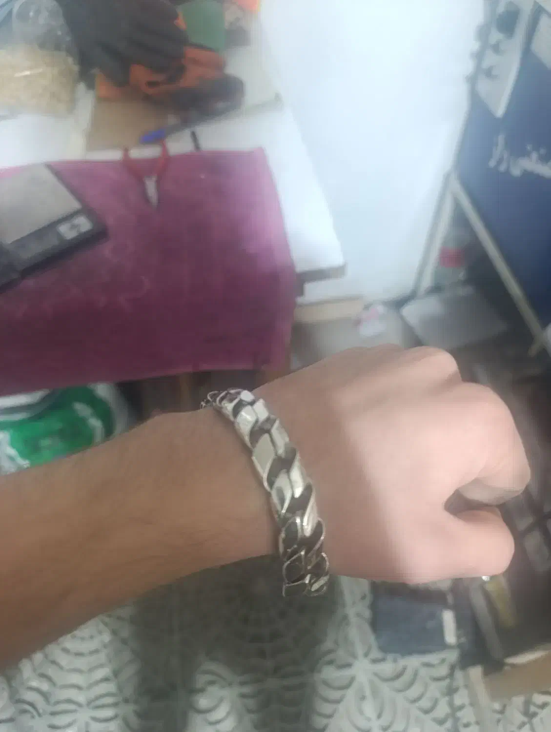 نقره ، دستبند نقره ، کارتیر|جواهرات|اردبیل, |دیوار