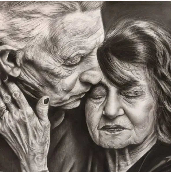 سیاه قلم بلک فرایدی|تابلو، نقاشی، عکس|نیشابور, امین اسلامی|دیوار