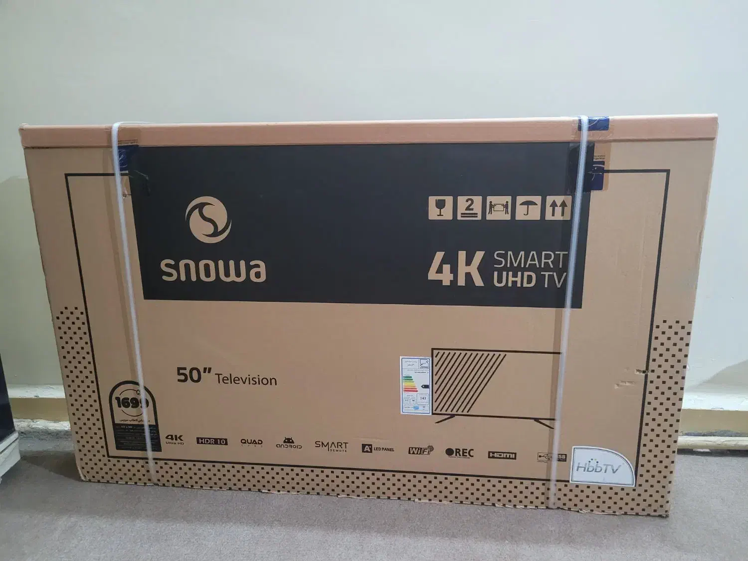 تلویزیون هوشمند ۵۰ اینچ اسنوا نو و آک|تلویزیون و پروژکتور|اهواز, کوروش|دیوار
