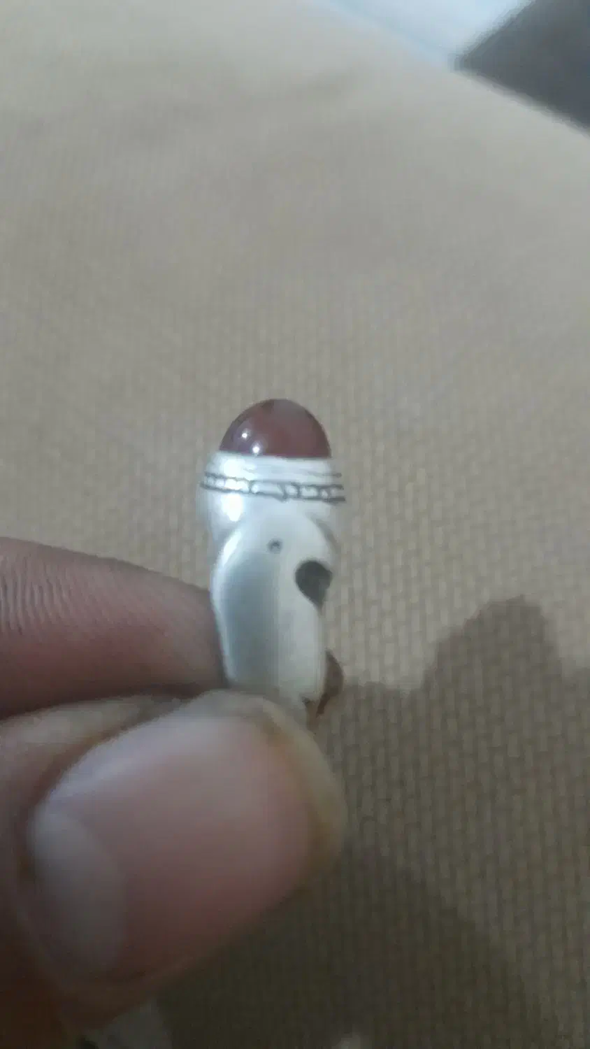 انگشتر نقره قدیمی|جواهرات|بیرجند, |دیوار