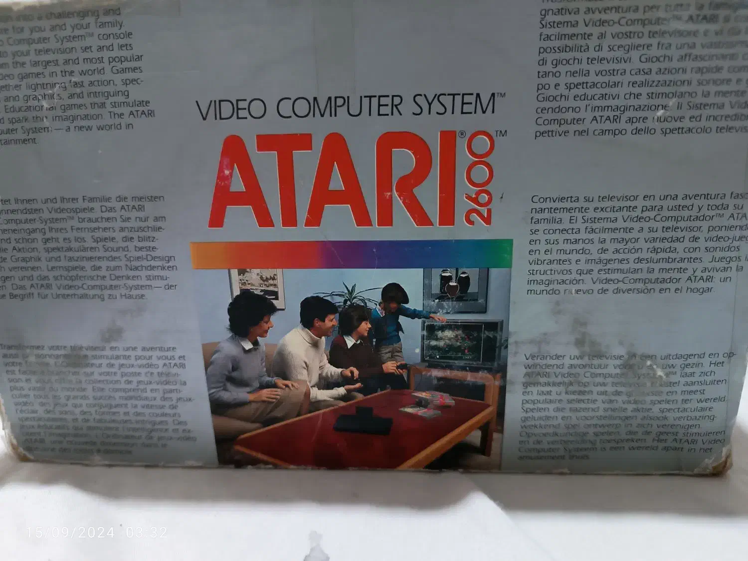 آتاری۲۶۰۰ رنگین کمانی|کنسول، بازی ویدئویی و آنلاین|مشهد, تربیت (صدف)|دیوار