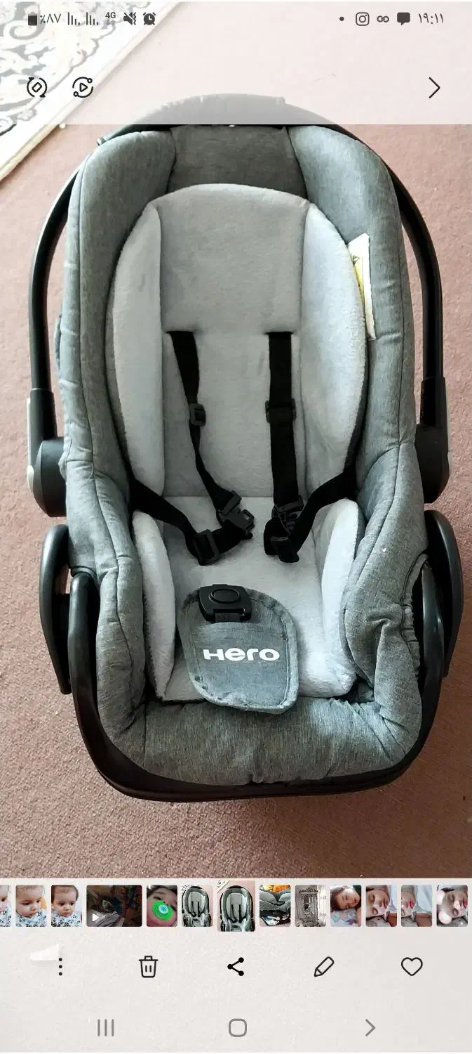 فروش کریر مارک دلیجان هیرو کاملا سالم ودر حد نو|کالسکه و لوازم جانبی|یاسوج, |دیوار