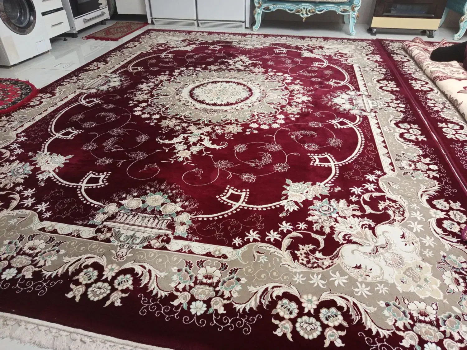 سلام دو عدد قالی در حد نو|فرش|چناران, |دیوار