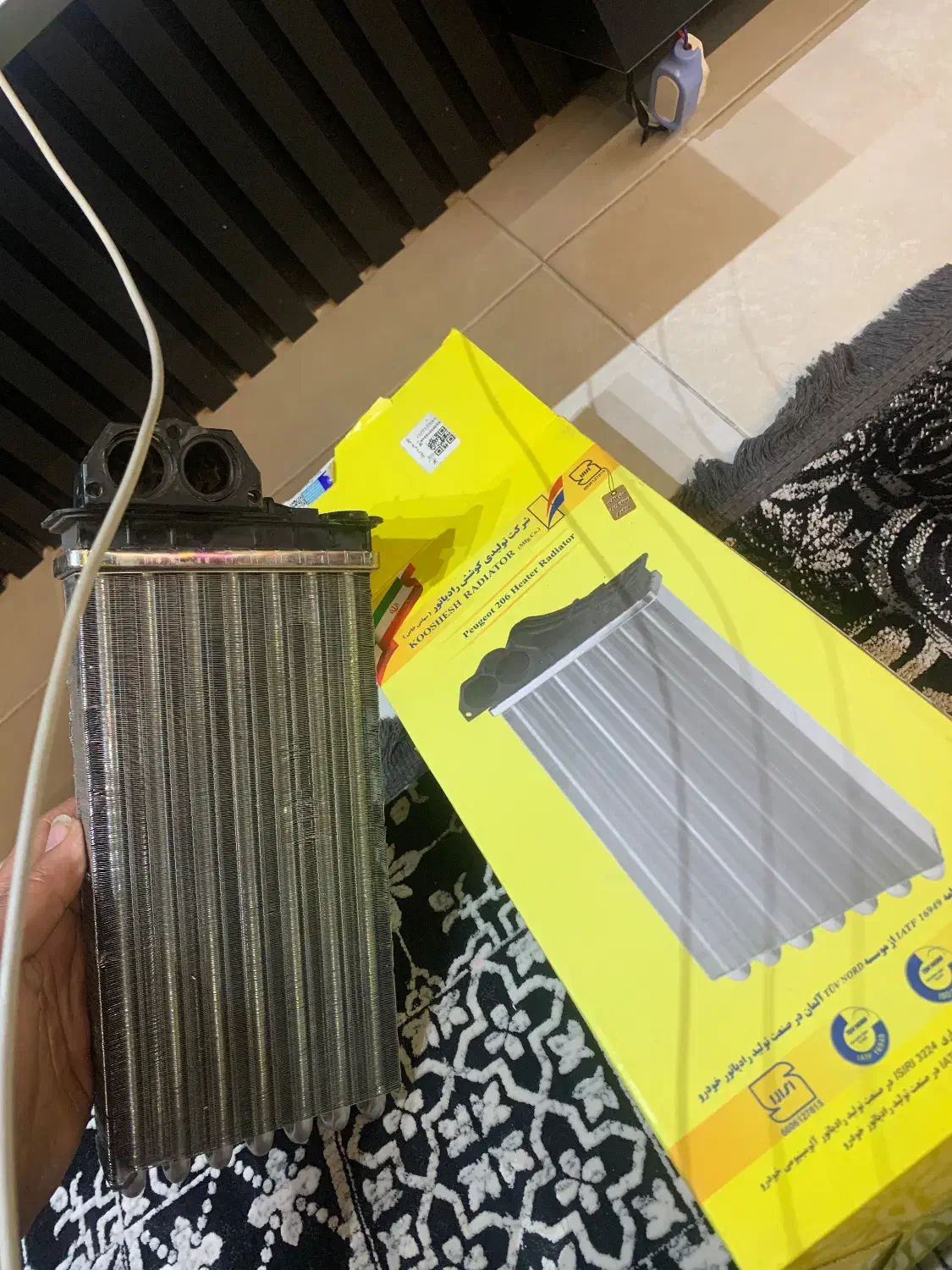 میدرنج طبق چراغ جلو ۲۰۷ رادیاتور بخاری ساب|قطعات یدکی و لوازم جانبی|شیراز, شهرک والفجر|دیوار