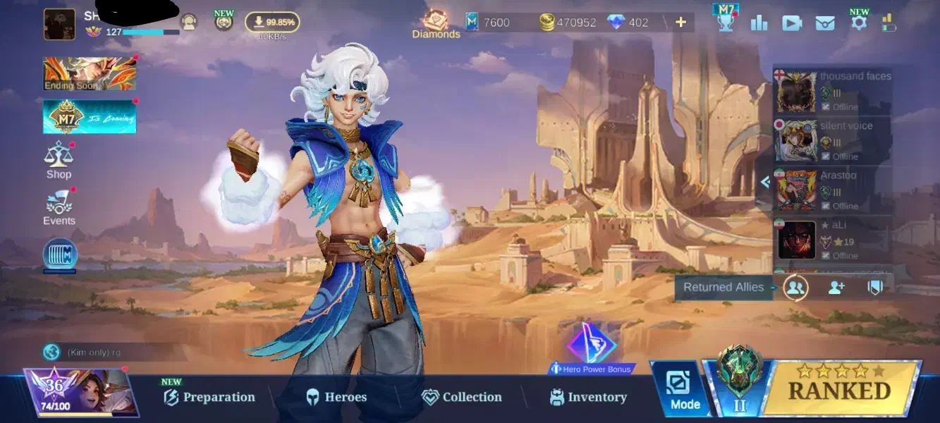 اکانت موبایل لجند Mobile legends|کنسول، بازی ویدئویی و آنلاین|گرگان, |دیوار