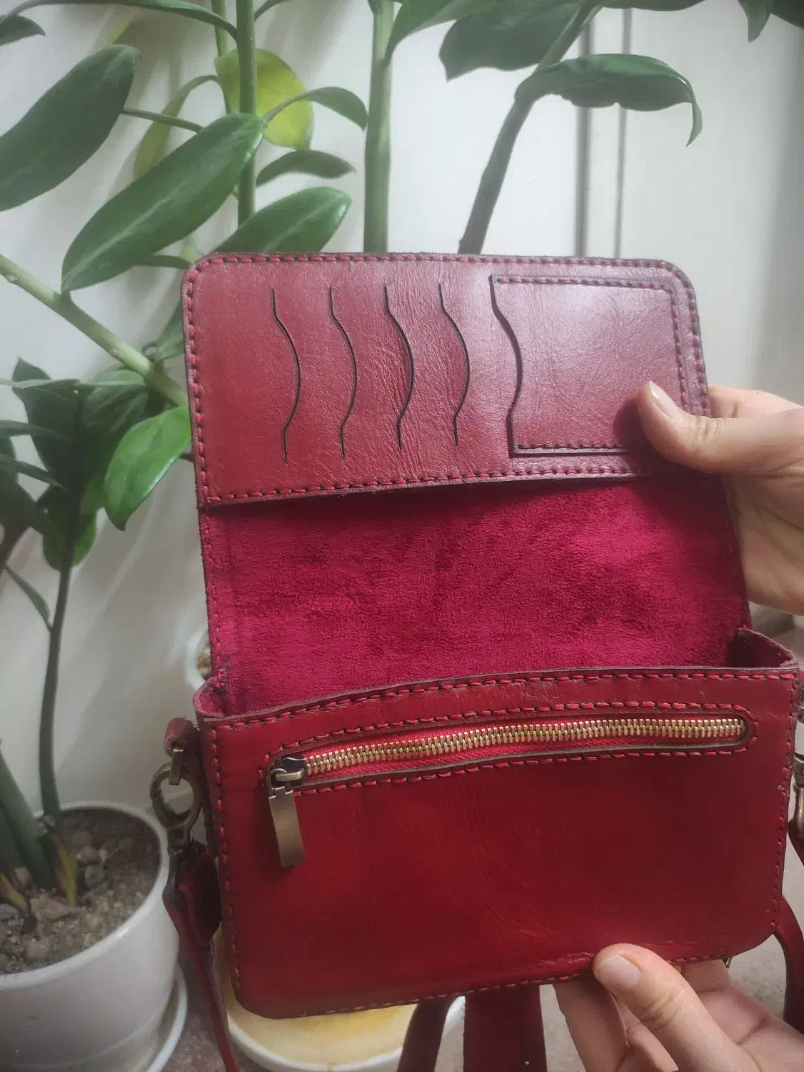 کیف دوشی و کیف پول چرم|کیف، کفش، کمربند|تهران, تهرانپارس جنوبی|دیوار