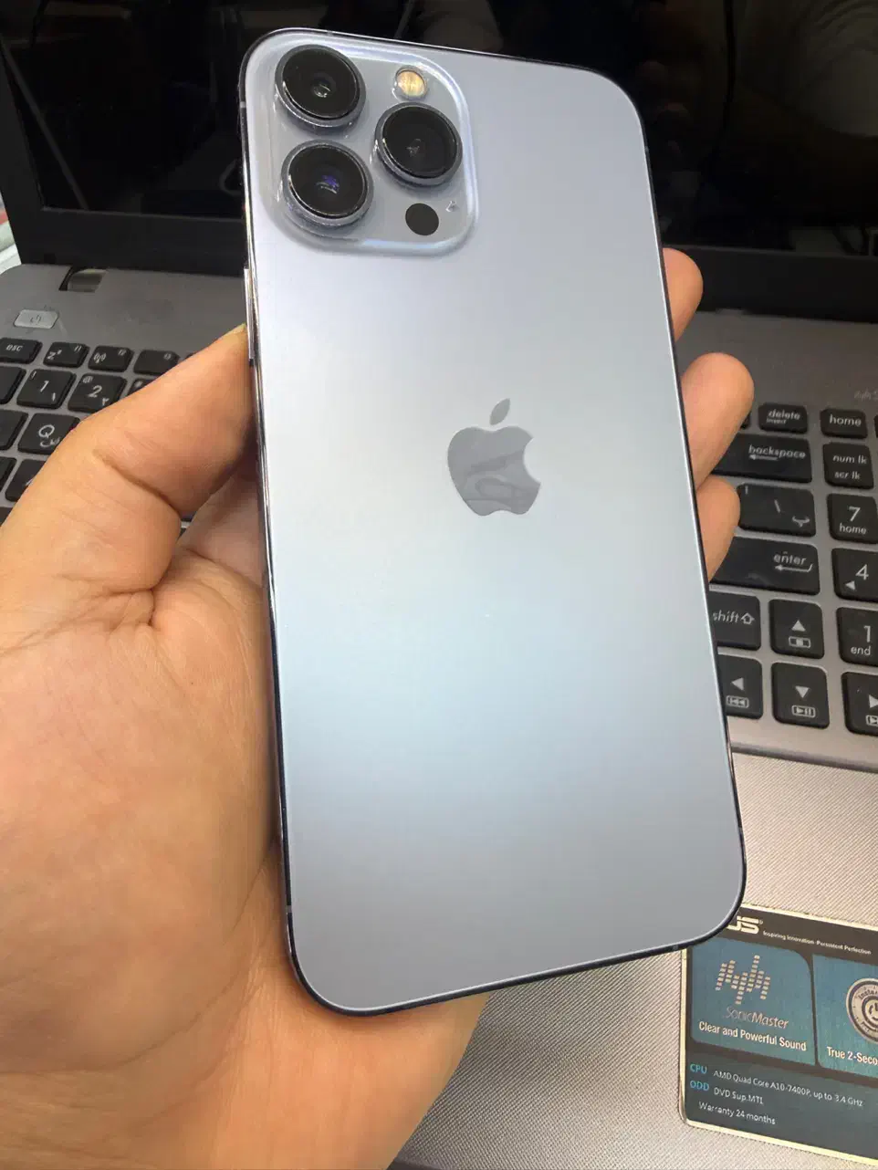 آیفون ۱۳ پرومکس ۲۵۶ گیگ پک اصلی Zaa|موبایل|کرمان, |دیوار