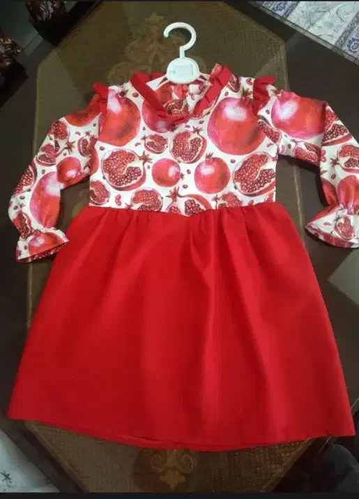 پیراهن یلدایی دخترانه|کفش و لباس بچه|قزوین, |دیوار