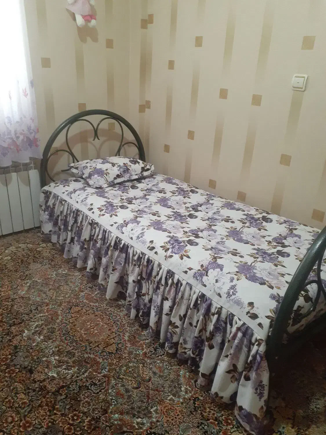 تخت خواب  یک نفره فره فوژه|تخت و سرویس خواب|محمدیه-قزوین, |دیوار