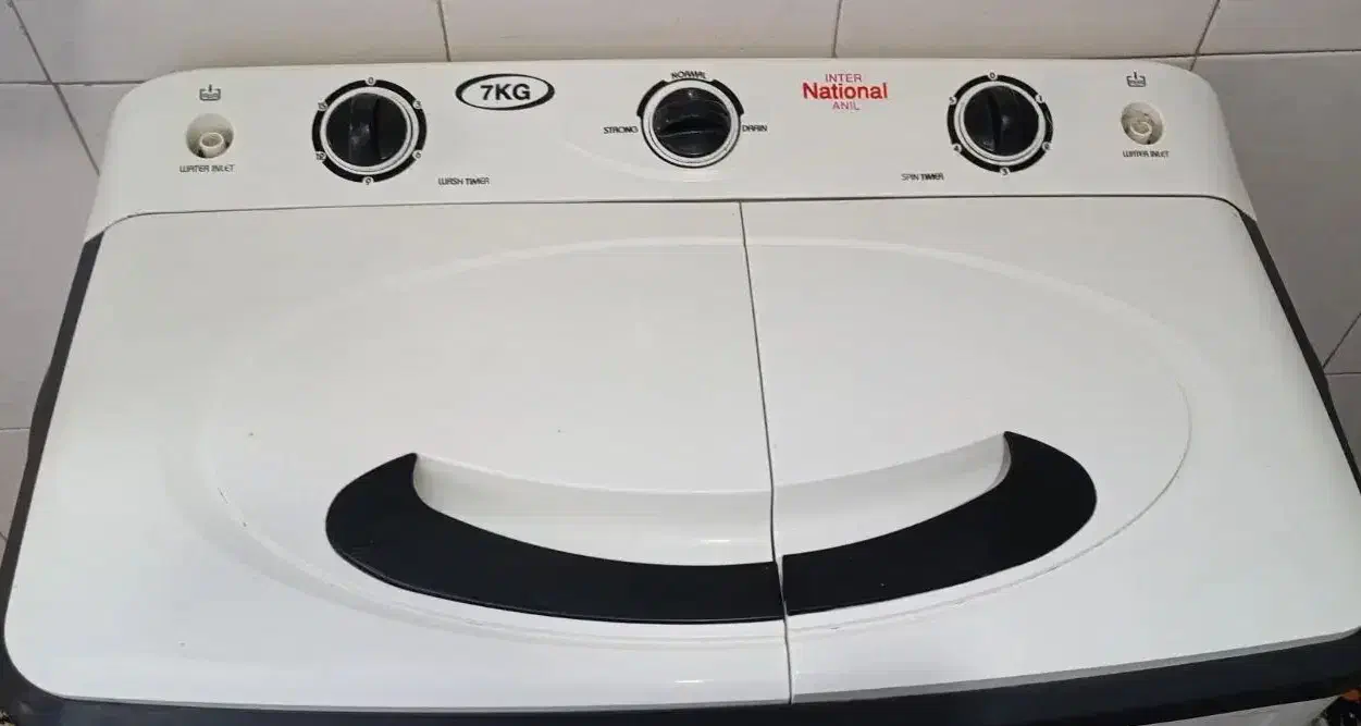 ماشین لباسشویی دوقلو ناسیونال|ماشین لباسشویی و خشککن لباس|پاکدشت, حصار امیر|دیوار