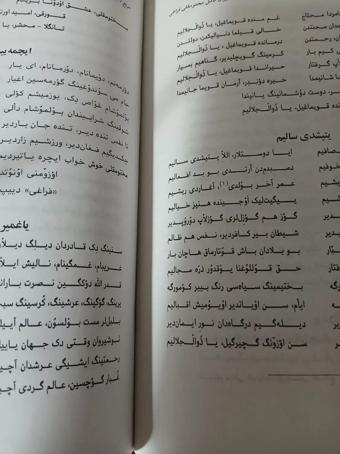 دیوان  کامل مختومقلی فراغی|کتاب و مجله ادبی|گنبد کاووس, |دیوار