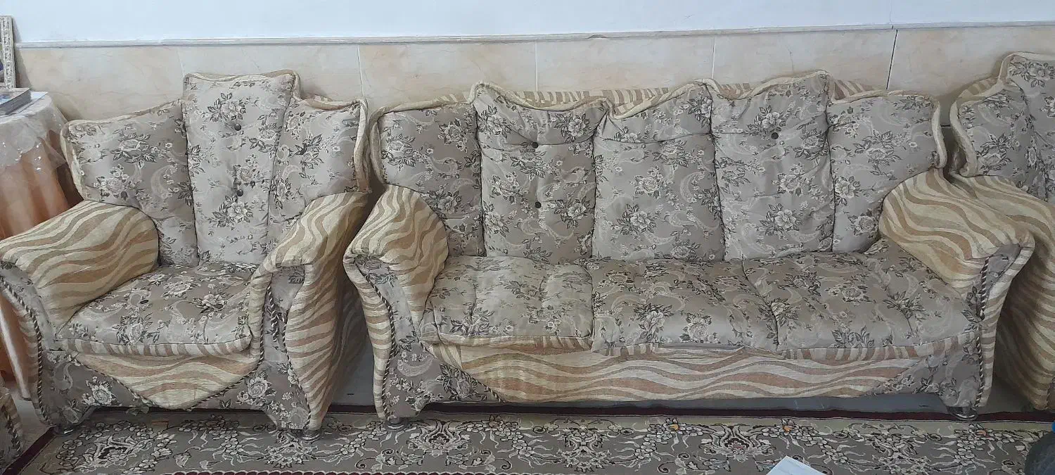 مبل ۷نفره|مبلمان خانگی و میز عسلی|رفسنجان, |دیوار